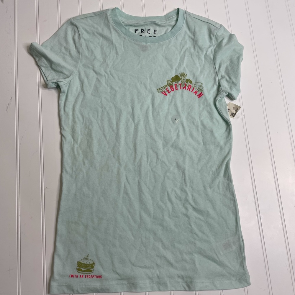 Free State Vegetarian Shirt Womens Medium M tee top NWT new (binM)